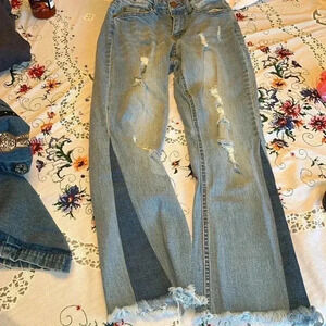 C’EST Toi Black Label Destructed  Jeans size 1 26 waist